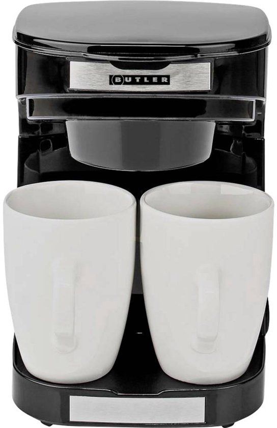 Butler 16100129 Koffiezetapparaat Zwart, Zilver