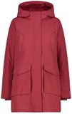 CMP Parka met capuchon voor dames, Dons, XL, Pioenroos, Waterafstotend, Herfst/Winter 2025