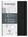 Clairefontaine 783431C Nomaddict (ex Age Bag) Spiraalschrift Afscheurbare Strook My.Notes Zwart - A4 21x29,7 cm - 120 Uitscheurbare Pagina's STIPPEN - Wit Papier 90 g - Omslag Glanskarton Lederkorrel
