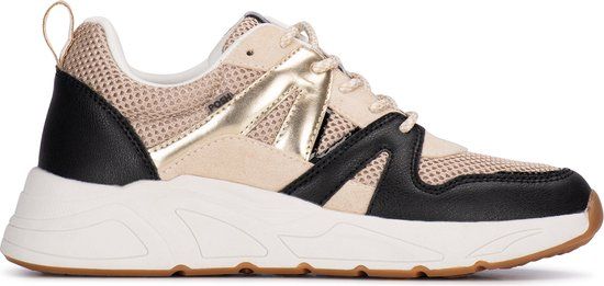 POSH by Poelman CAROCEL Women's Sneakers - Black/Beige - Size 39 - Fall/Winter 2025
