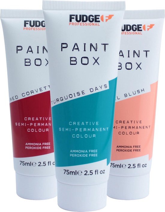 Fudge - Paintbox Creative Semi Permanent Colour - Permanentní barva 75 ml Red Corvette (L)