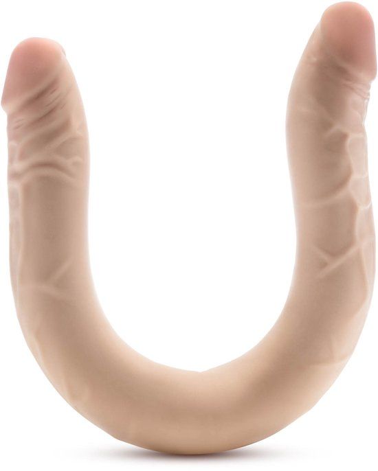 Dr Skin - Dr. Skin Plus 16,5” Buigzame Dubbele Dildo Beige
