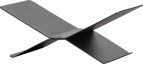 WOOOD Brook Boekenstandaard/Boekenhouder - Metaal - Zwart - 12x29x17