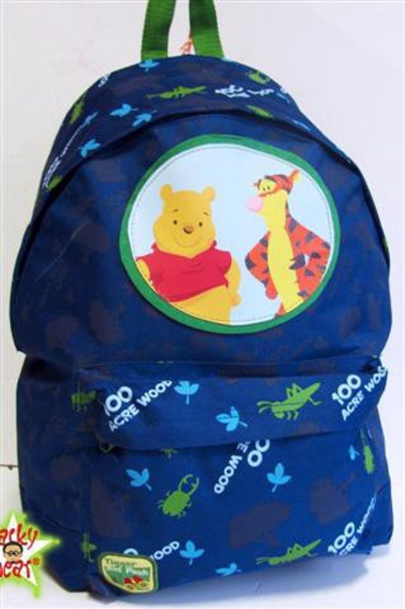 Disney Winnie de Pooh Grote rugzak - Blauw - Polyester - Schooltas