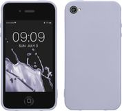 kwmobile telefoonhoesje geschikt voor Apple iPhone 4 / 4S - Back cover in pastel-lavendel