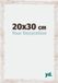 yd. Cadre photo 20x30 cm White Wash MDF Catania