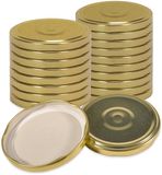Oputec 20x twist-off draaideksel TO 82 (82 mm) – gouden inmaakdeksel – reserve voor jampotten & weckpotten