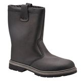 Portwest FW12 Steelite Rigger Laars Dubbele Dichtheid Stalen Neus Antislip | Zwart, 46