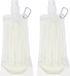 Merkloos / Sans marque Makito Western Europe Drinkfles / waterfles bidon Opvouwbaar - 2x - wit - navulbaar - met koelelement - 400 ml - festival/outdoor