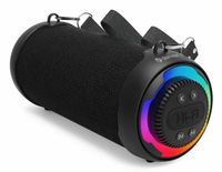 Denver BTG-213 Draagbare Party Speaker Zwart 10W Bluetooth AUX USB LED Multi
