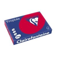 Clairefontaine Gekleurd Papier Kersenrood 120 grams A4 (250 vel)