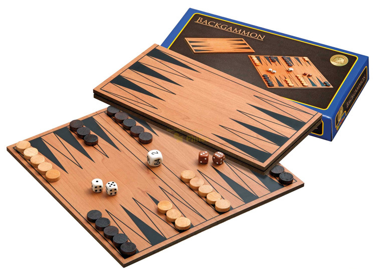 Philos 1138 Uitklapbaar Backgammon Bordspel