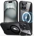 ESR Classic Hybrid HaloLock Hoesje Geschikt voor Apple iPhone 16 Plus - Transparant Zwart