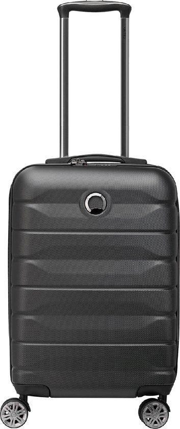 Delsey Air Armour 4 Wheel Cabin Trolley 55/40 - Zwart