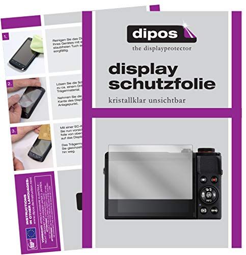 dipos Ik 6x Screen Protector compatibel met Canon PowerShot G7X Mark III - Bescherming Films duidelijk