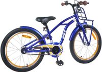 vidaXL Kinderfiets 18 inch voor 5-7 jaar oud, donkerblauw