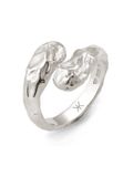 KUZZOI - Ring - Wikkelring Heren Biologisch 925 Sterling Zilver Geschenken voor Mannen - Heren