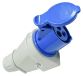Tarel Vaste isolerende stekkerdoos, 16A, 250V, 3-polig, IP44, model 122