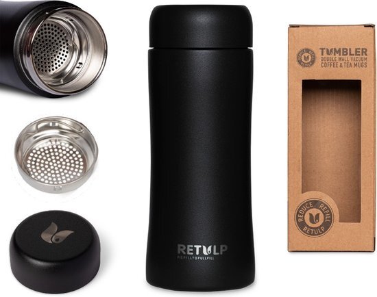 Retulp Tumbler Thermosbeker - Night Black