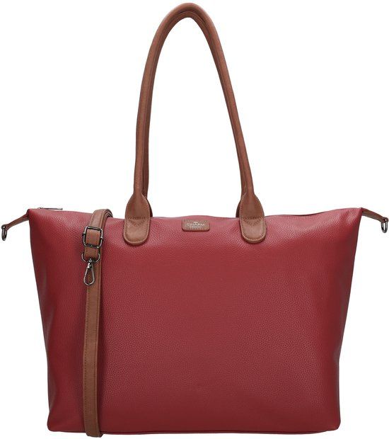 Charm London Buckingham Palace Laptoptas 15,6 inch - Wijnrood