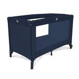 Asalvo Baleares Reisbed, 0-3 jaar (0-15 kg), licht reisbed, matras, (71 x 126 cm), draagtas, ultrasnel, opvouwbaar, type paraplu, marineblauw