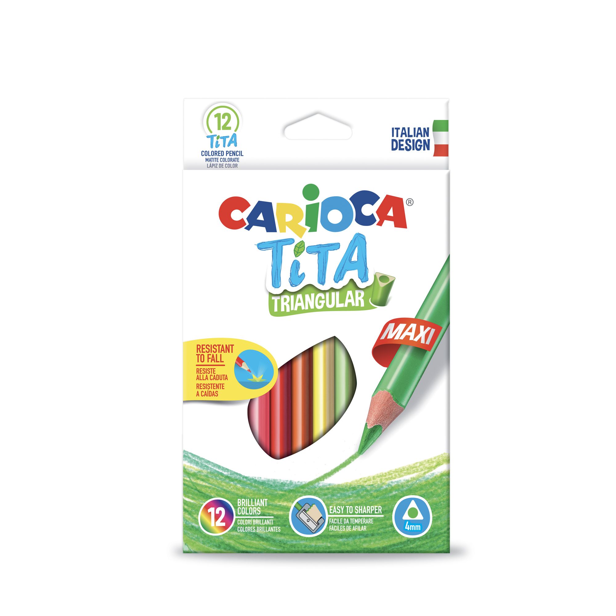 Carioca 8003511427917 Multi kleuren 12stuk(s) kleurpotlood