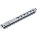 Bachmann 333402 19 inch Stekkerdoos voor patchkast 1 HE Geaarde contactdoos Grijs