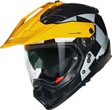 Nolan N70-2 X 06 Ruvido 341 Zwart Grijs Geel Glossy Integraalhelm Maat XXS