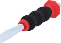 KS Tools 156.0251 Koudbeitel vlak met handbescherming, 10 mm, 8-kant