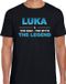 Bellatio Decorations Luka Voornaam cadeau - The man, The myth the legend - zwart - heren L