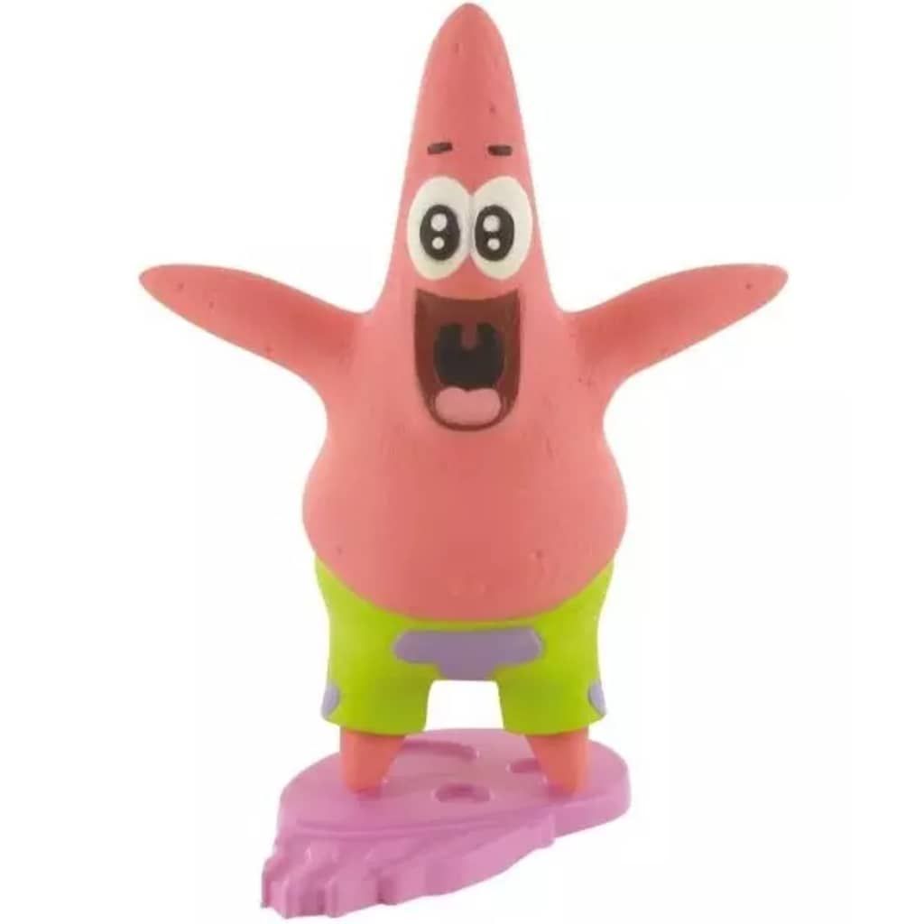Comansi Spongebob Patrick speelfiguur 7 cm roze