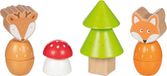 Schraubklötze Waldfreunde Schraubklötze: Tanne: Höhe 9 cm, Ø 5 cm, Holz, 14 Teile, per Set