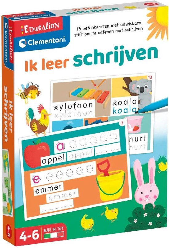 Clementoni Oefenkaarten Ik Leer Schrijven