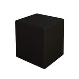 Homemania zitzak Square, zwart, hout/velours, 34 x 34 x 37 cm