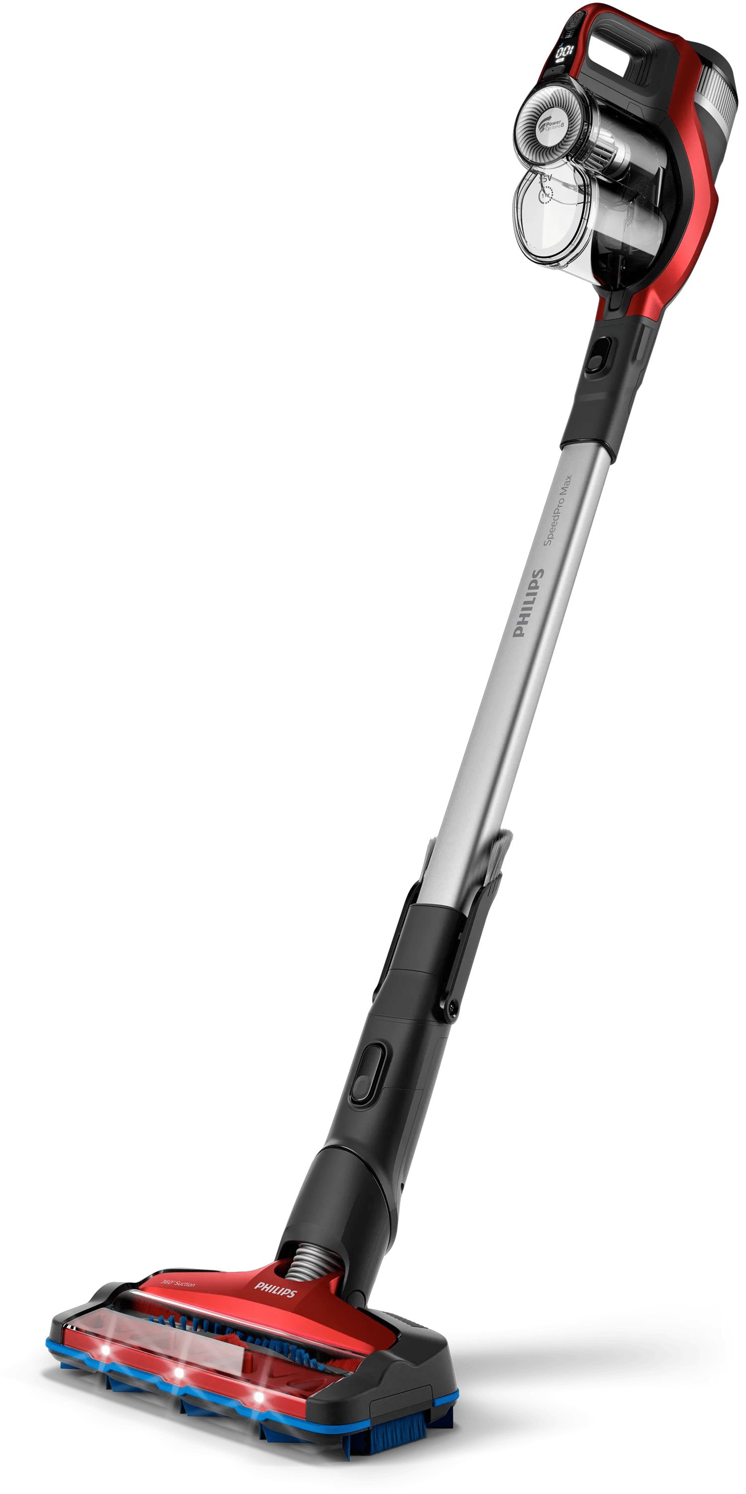 Philips SpeedPro Max XC7042 - Refurbished - Stick Vacuum - Red