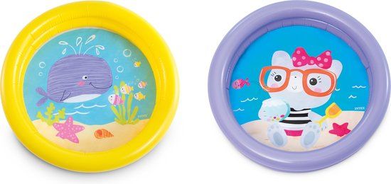 Intex My First Pool - Ø 61 cm - Baby Zwembad - Paars/Geel
