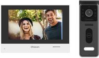 2-draads Chacon 2-draads videofoon met 7" touchscreen en RFID ontgrendeling