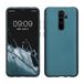 kwmobile telefoonhoesje geschikt voor Xiaomi Redmi Note 8 Pro - Hoesje voor smartphone - Back cover in Metallic carabisch blauw