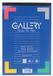 Gallery schrijfblok A4 geruit 5 mm