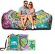 Chillbo Opblaasbare bank, coole opblaasbare stoel Verbeter je kampeeraccessoires. Eenvoudige installatie is perfect voor wandeluitrusting, strandstoel en muziekfestivals.