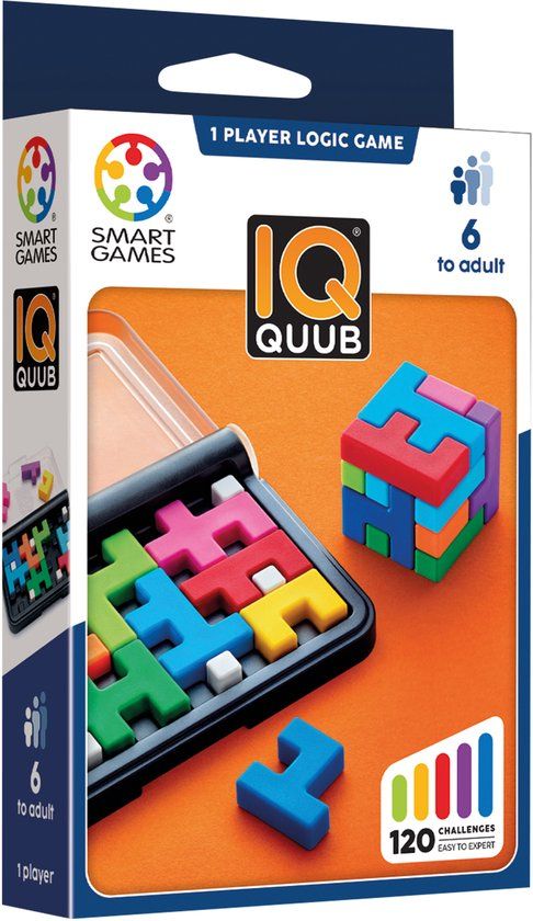 SmartGames IQ QUUB - Logisch Denkspel & Kubuspuzzel