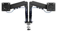 Tracer support mural pour moniteur à double bras, noir