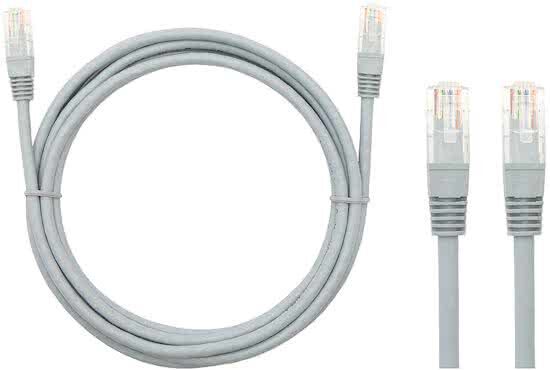 ABC-LED 3M CAT5e RJ45 UTP Ethernet Netwerk Kabel - Grijs