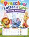 Preschool Letter & Line Tracing Workbook: Learn to Write ABCs, Trace Lines and Shapes for Kids Ages 3-5 | Toddler Writing Practice Activity Book with Animals for Kindergarten Readiness