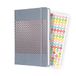 SIGEL J3209 Weekkalender Jolie 2023, ca. A5, lichtgrijs, hardcover, 2 pagina's = 1 week, 174 bladzijden