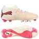 PUMA Future 9 Ultimate AG The Arrival - Amande sucrée/Blanc/Ultra Red/Noir Femme - Herbe synthétique (AG), pointure 43