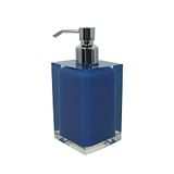 Gedy Auckland Badkamerzeep, blauw, 16,2 x 7 x 7 cm