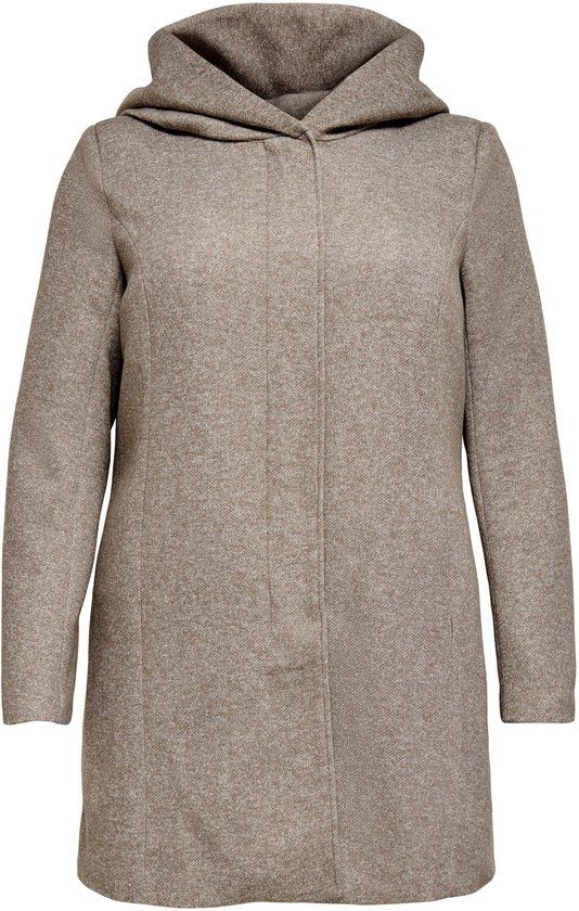 ONLY CARMAKOMA CARSEDONA LIFE LIGHT COAT OTW NOOS - Women's Quilted Coats - Walnut - Size 42