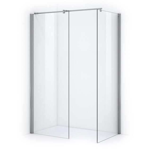 Maxaro Inloopdouche Zircon Comfort 80x80cm Veiligheidsglas 6 mm Chroom