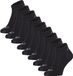 O'Neill Heren / Dames Sneakersokken 9-Pack Zwart - Maat 35-38